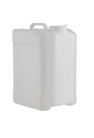 Plastic jug for SANI-SHOE unit